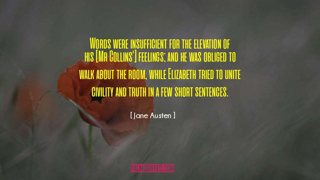 Jane Austen Quotes: Words were insufficient for the