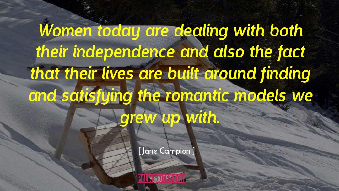 Jane Campion Quotes: Women today are dealing with