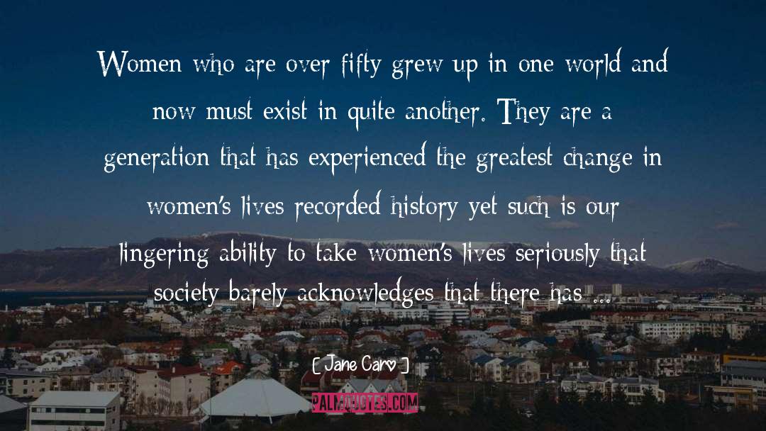 Jane Caro Quotes: Women who are over fifty