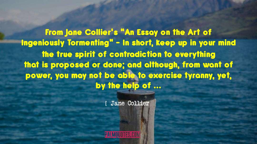 Jane Collier Quotes: From Jane Collier's 