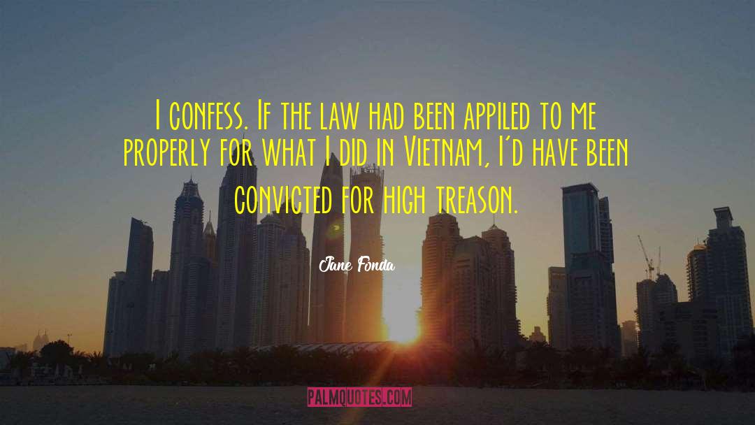 Jane Fonda Quotes: I confess. If the law