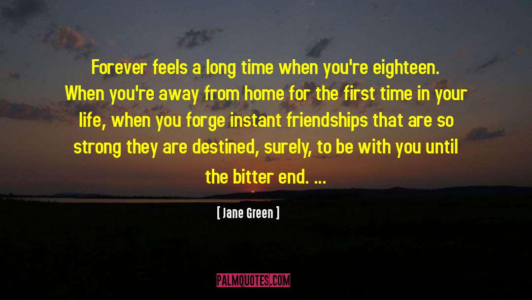 Jane Green Quotes: Forever feels a long time