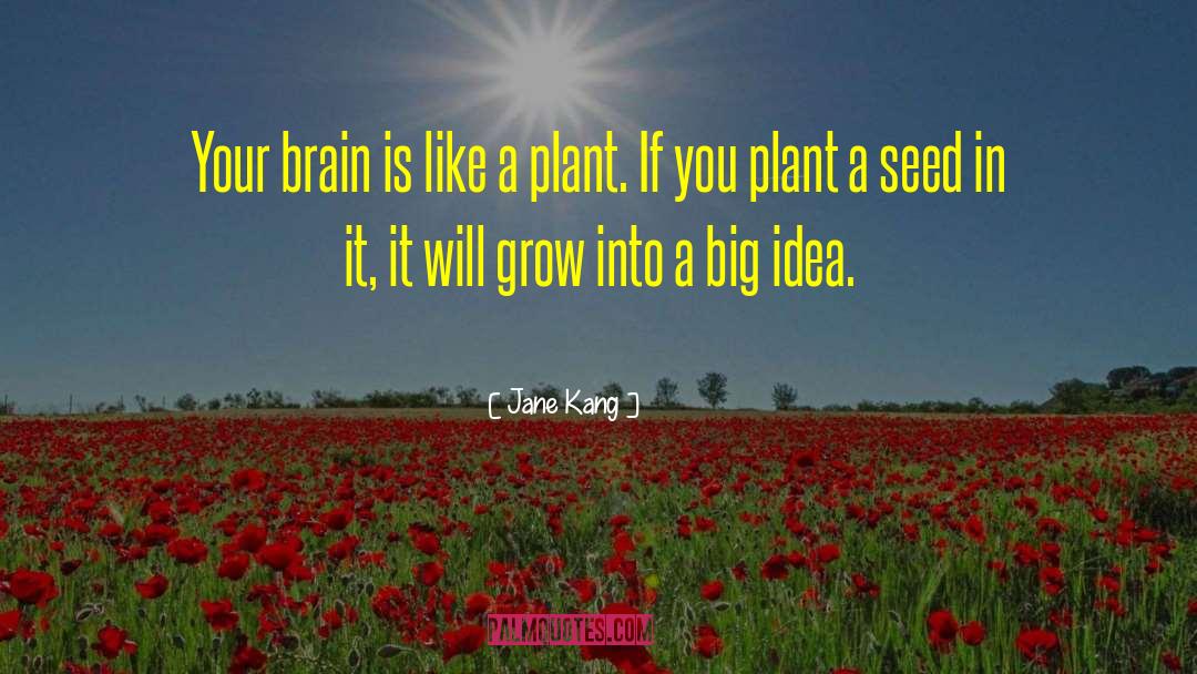 Jane Kang Quotes: Your brain is like a