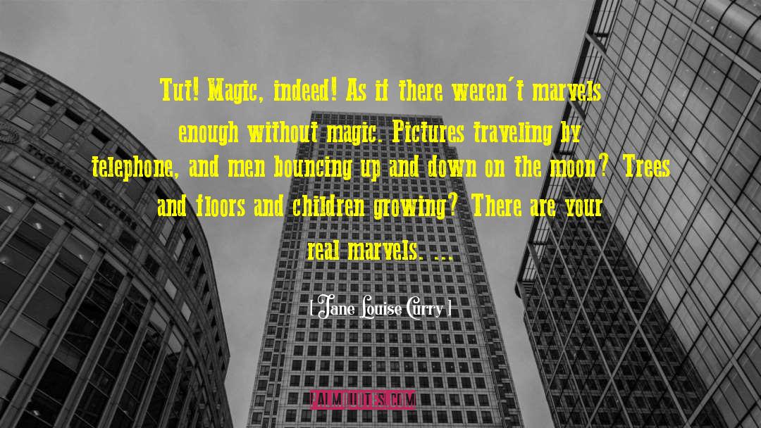 Jane Louise Curry Quotes: Tut! Magic, indeed! As if