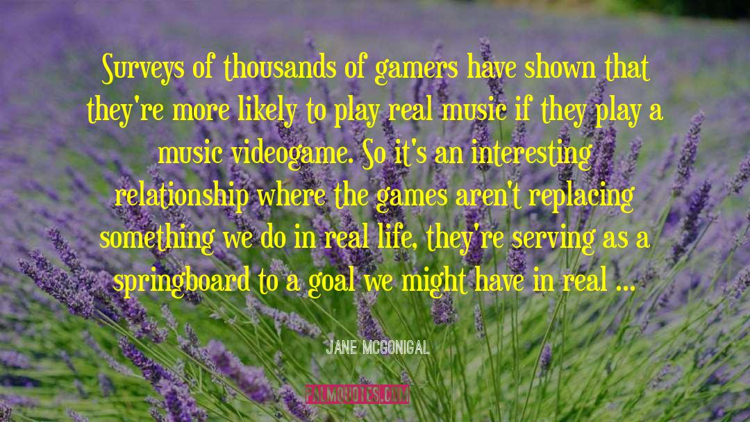 Jane McGonigal Quotes: Surveys of thousands of gamers