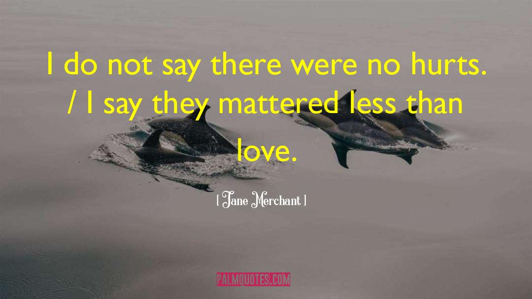 Jane Merchant Quotes: I do not say there