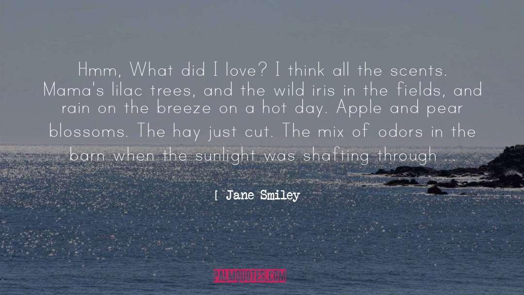 Jane Smiley Quotes: Hmm, What did I love?