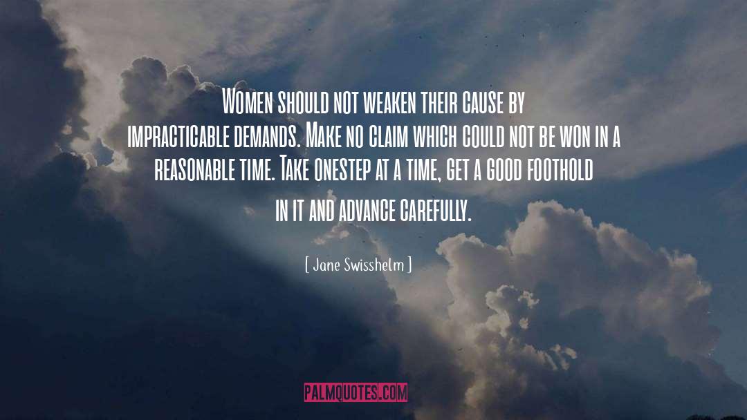 Jane Swisshelm Quotes: Women should not weaken their