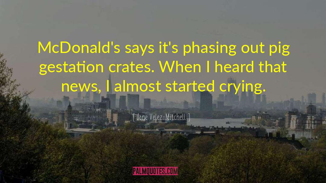 Jane Velez-Mitchell Quotes: McDonald's says it's phasing out