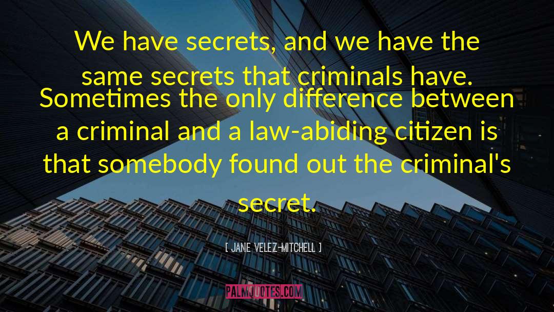 Jane Velez-Mitchell Quotes: We have secrets, and we