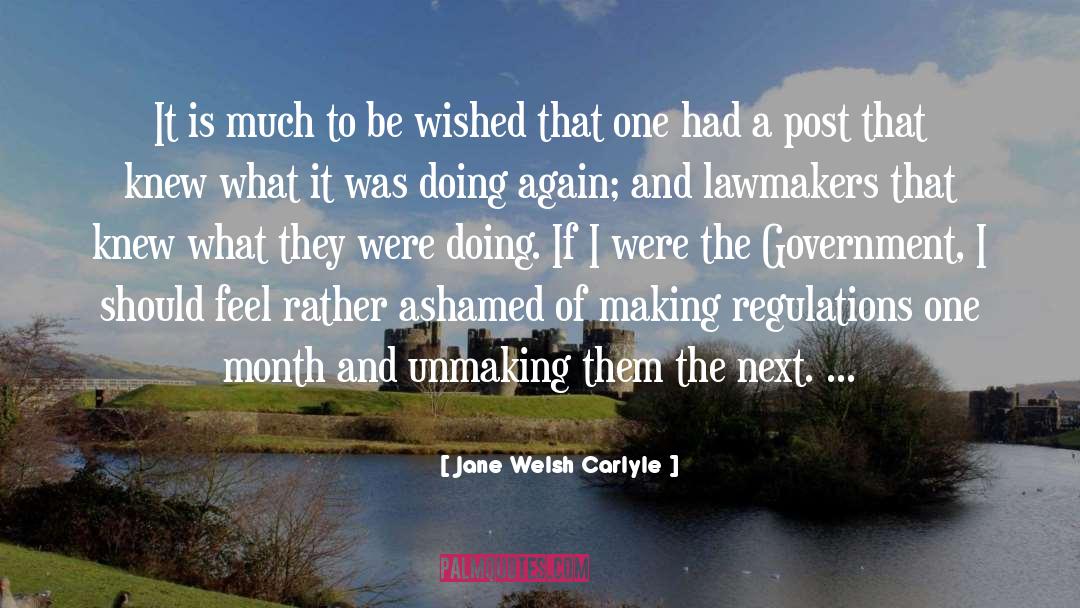 Jane Welsh Carlyle Quotes: It is much to be