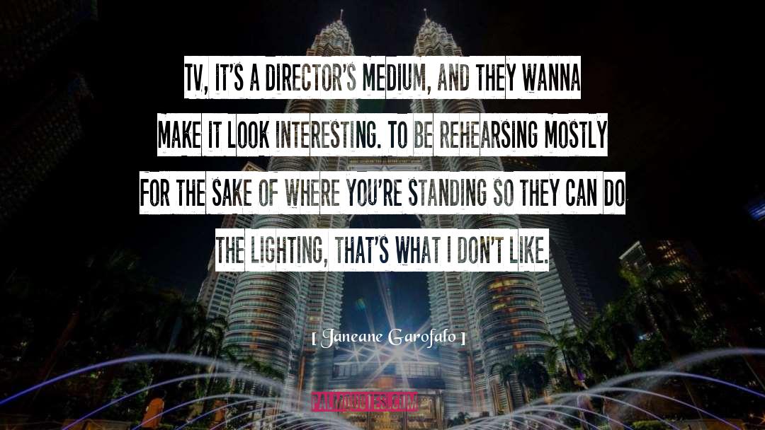 Janeane Garofalo Quotes: TV, it's a director's medium,