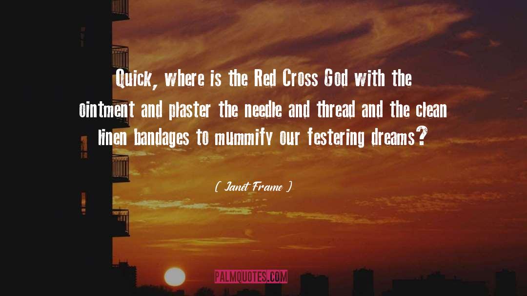 Janet Frame Quotes: Quick, where is the Red