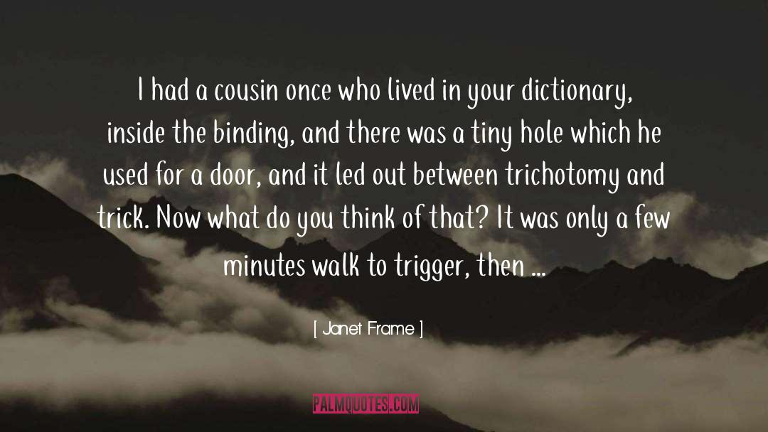 Janet Frame Quotes: I had a cousin once