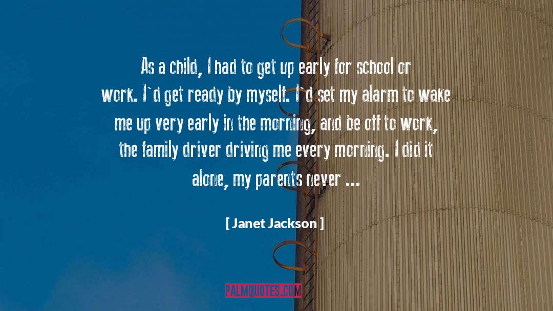 Janet Jackson Quotes: As a child, I had