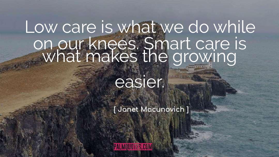 Janet Macunovich Quotes: Low care is what we