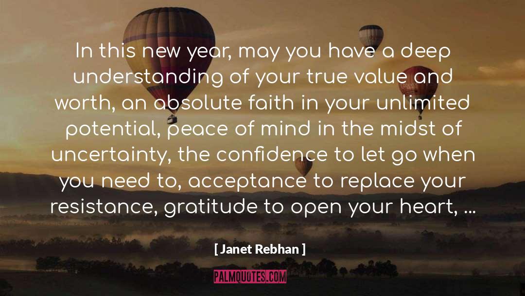 Janet Rebhan Quotes: In this new year, may