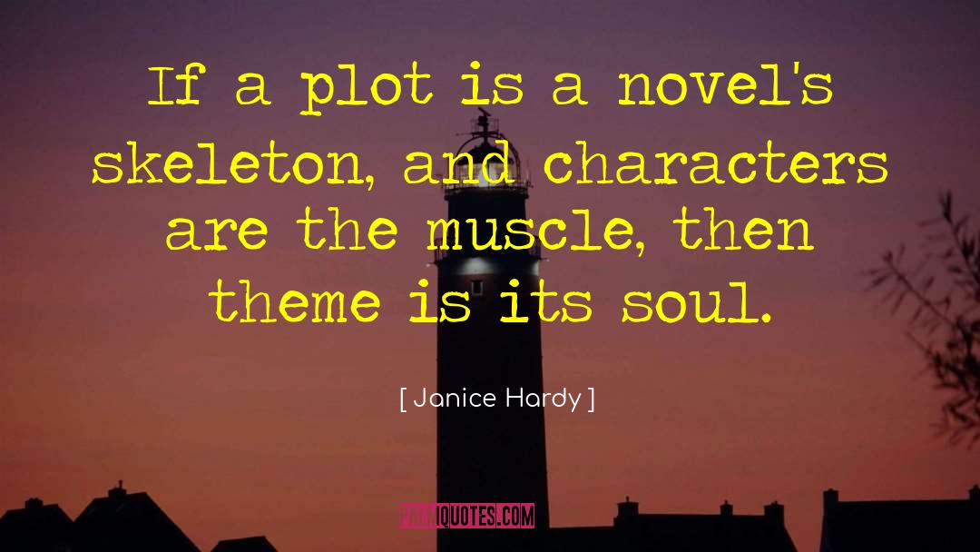 Janice Hardy Quotes: If a plot is a