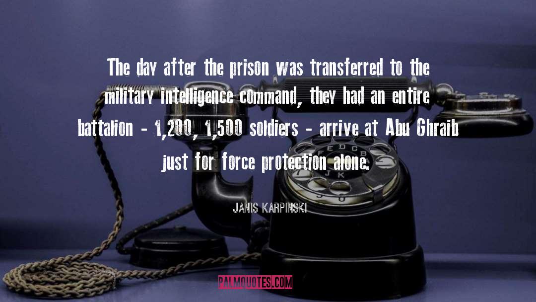 Janis Karpinski Quotes: The day after the prison