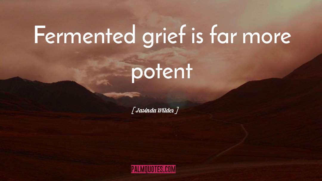 Jasinda Wilder Quotes: Fermented grief is far more