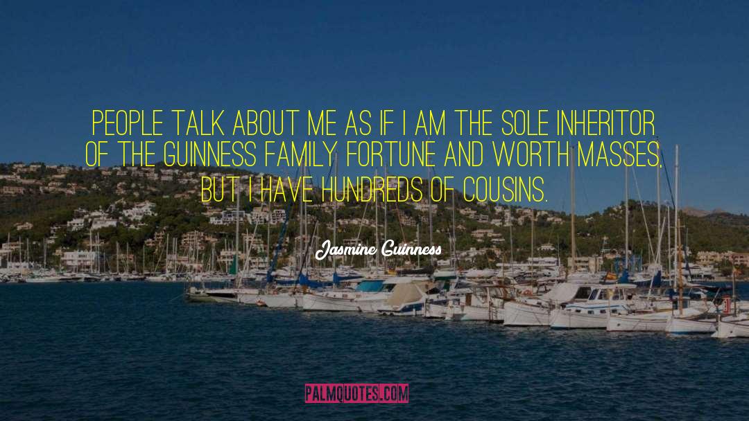 Jasmine Guinness Quotes: People talk about me as