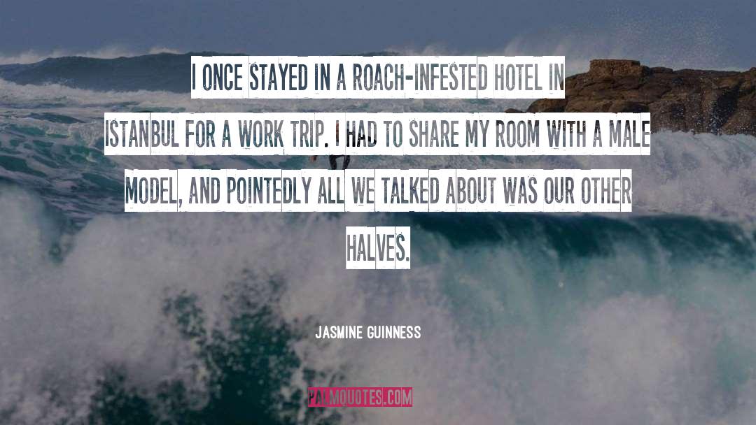 Jasmine Guinness Quotes: I once stayed in a