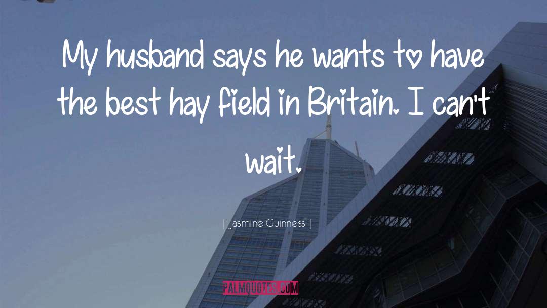 Jasmine Guinness Quotes: My husband says he wants