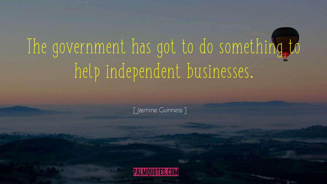 Jasmine Guinness Quotes: The government has got to
