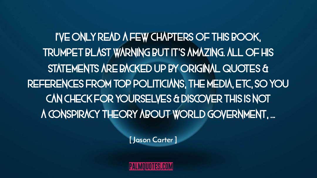 Jason Carter Quotes: I've only read a few