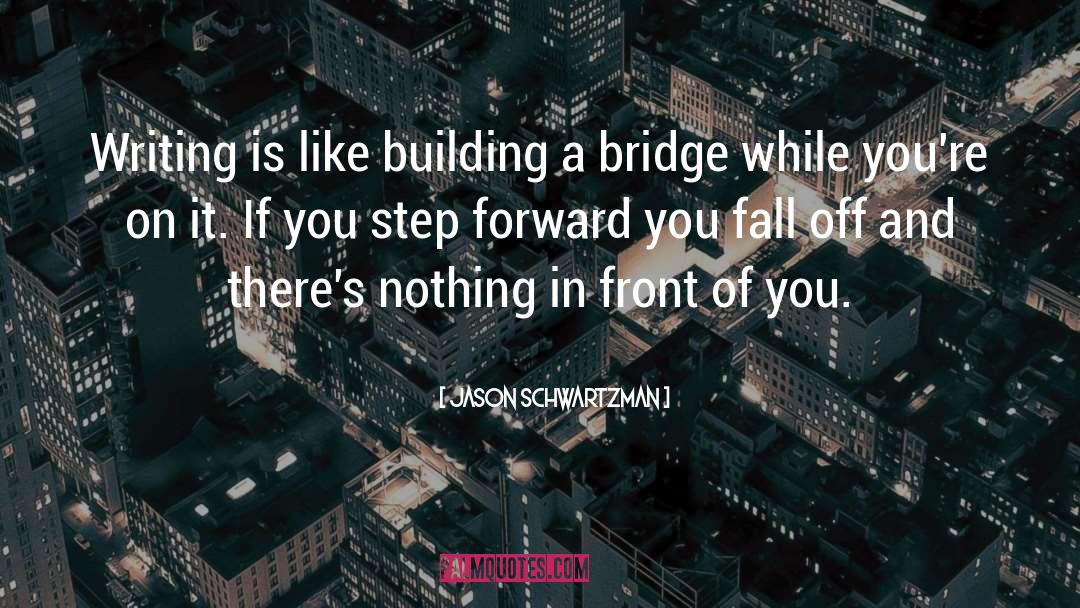 Jason Schwartzman Quotes: Writing is like building a