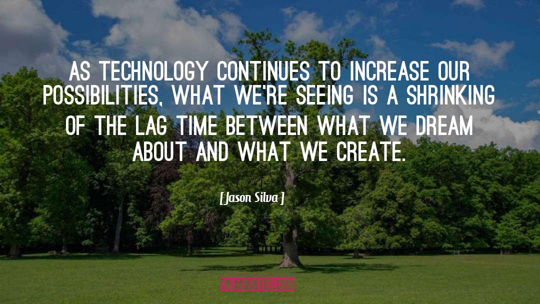 Jason Silva Quotes: As technology continues to increase