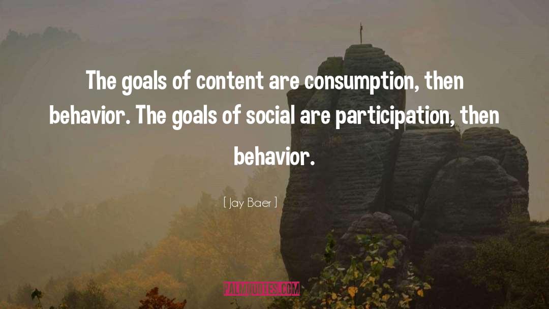 Jay Baer Quotes: The goals of content are