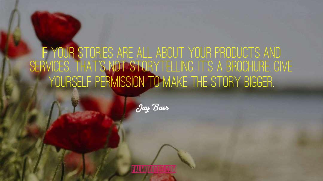 Jay Baer Quotes: If your stories are all