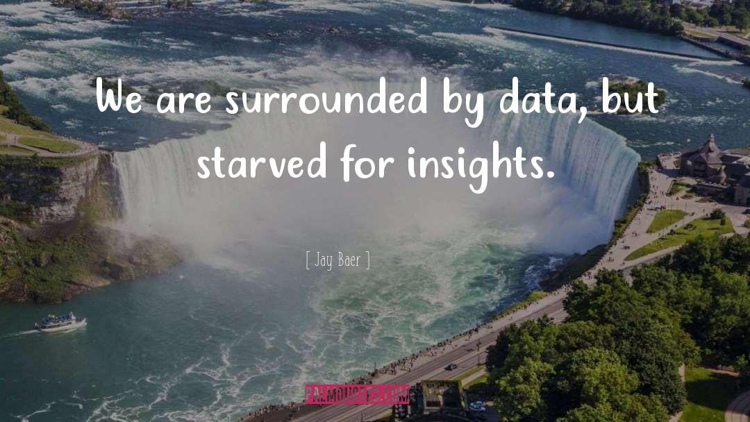 Jay Baer Quotes: We are surrounded by data,