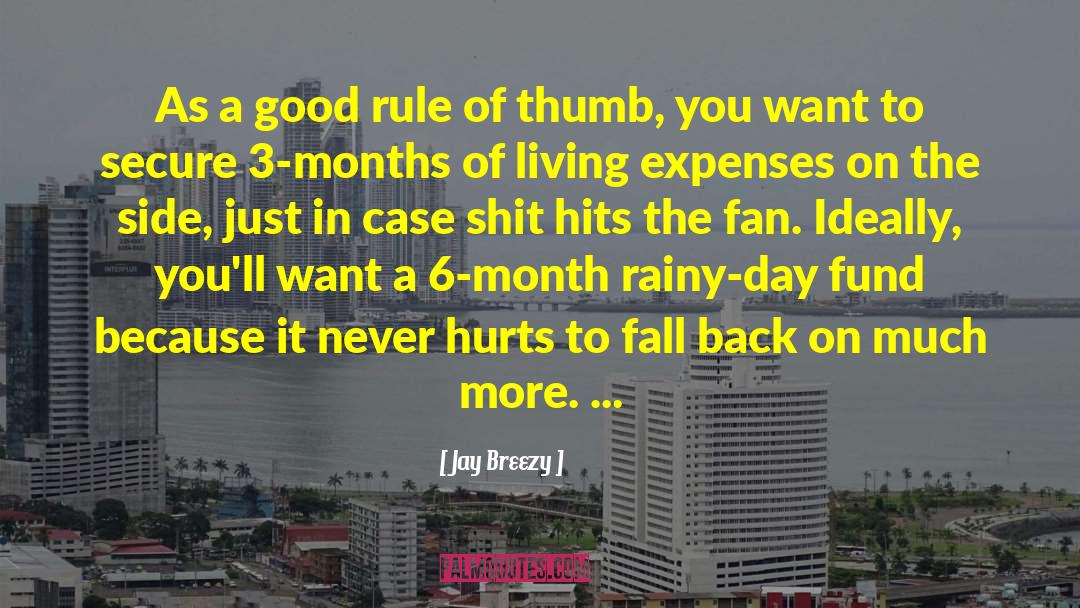 Jay Breezy Quotes: As a good rule of