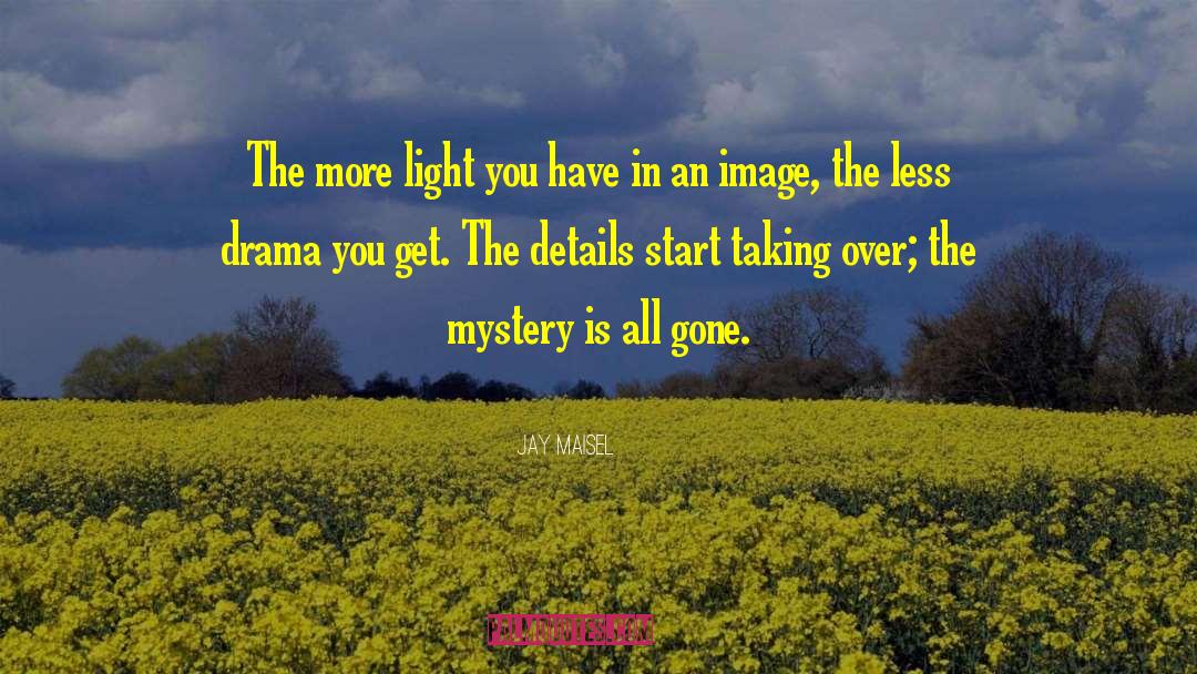 Jay Maisel Quotes: The more light you have