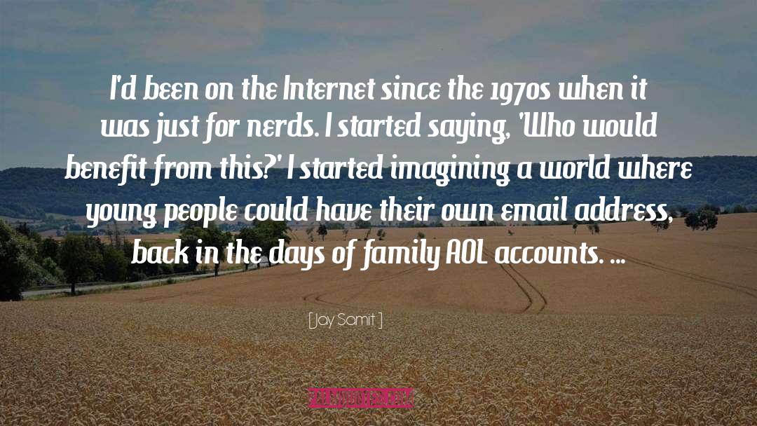 Jay Samit Quotes: I'd been on the Internet