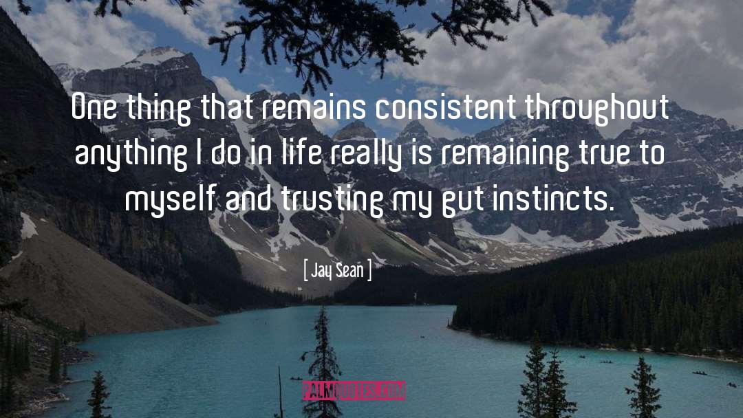 Jay Sean Quotes: One thing that remains consistent