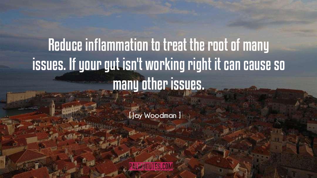 Jay Woodman Quotes: Reduce inflammation to treat the