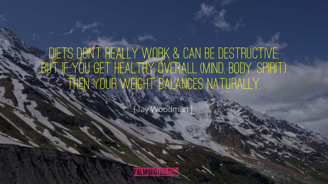 Jay Woodman Quotes: Diets don't really work &