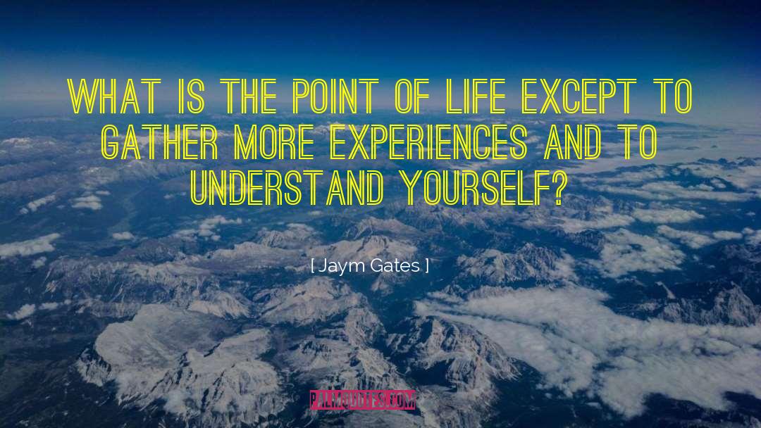 Jaym Gates Quotes: What is the point of