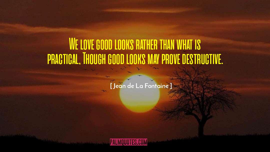 Jean De La Fontaine Quotes: We love good looks rather