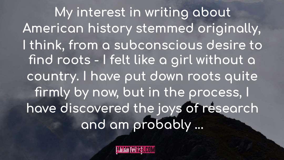Jean Fritz Quotes: My interest in writing about