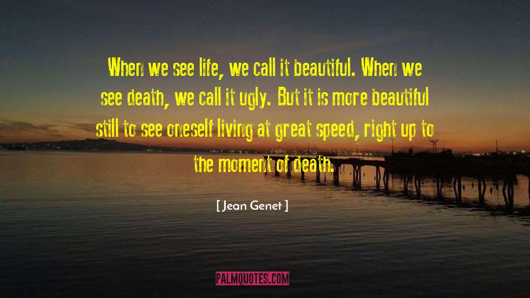 Jean Genet Quotes: When we see life, we