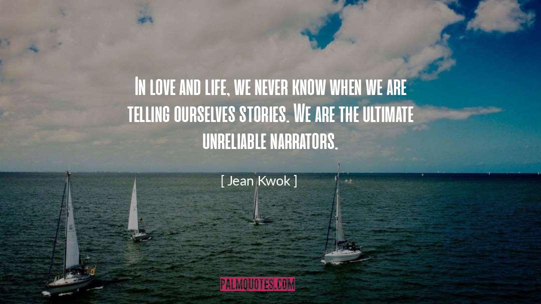 Jean Kwok Quotes: In love and life, we