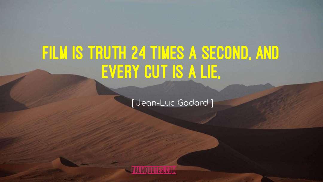 Jean-Luc Godard Quotes: Film is truth 24 times