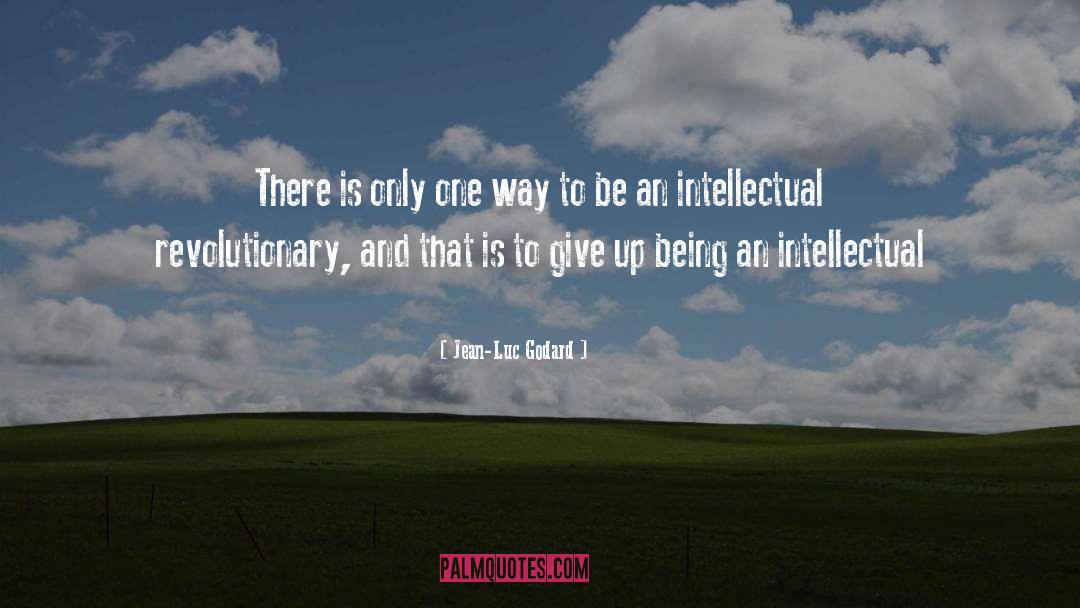 Jean-Luc Godard Quotes: There is only one way