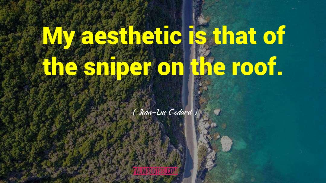 Jean-Luc Godard Quotes: My aesthetic is that of