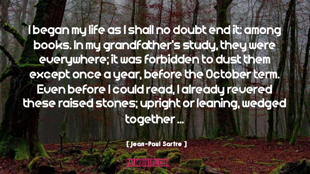 Jean-Paul Sartre Quotes: I began my life as