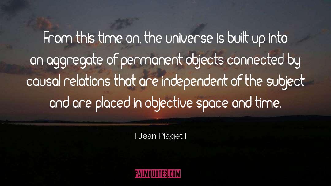 Jean Piaget Quotes: From this time on, the